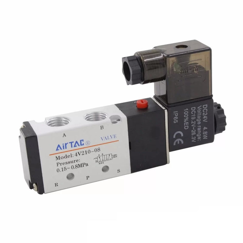 Válvula Solenoide Simples 1/4 5/2v (Nippon)